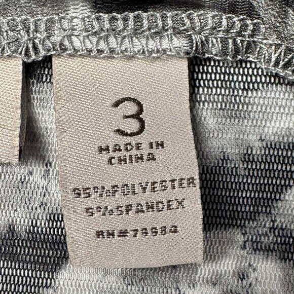 Chico’s EasyWear Animal Print Sheer Cardigan – Size 3 (XL/16-18) - Picture 5 of 7